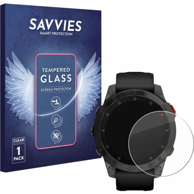 Afbeelding van Savvies Gehard glazen schermbeschermer, Smartwatch beschermfolie, Transparant