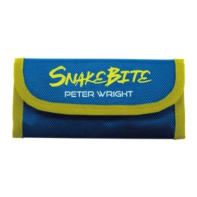 Afbeelding van RED DRAGON Snakebite Trifold Blauw en Geel Dartkoffer