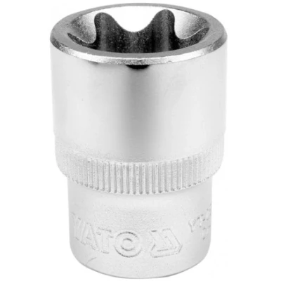 Afbeelding van YATO YT 05228 Steeksleutelelement Torx DIN2124 E24 Chroom vanadium staal