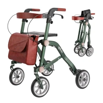 Afbeelding van Trive rollator ultra compact Green (inclusief 3 accessoires)