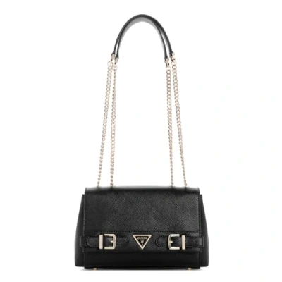 Afbeelding van Guess Levante Convertible Xbody FLAP Schoudertas, Dames, Maat: One Size, Black