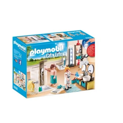 Image de Playmobil City Life 9268 Salle de bain avec douche à l&#039;italienne