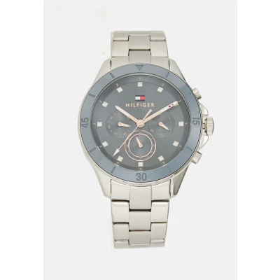 Afbeelding van Tommy Hilfiger Mellie Horloge silvercoloured/blue, Dames, Maat: One Size, Silver coloured/blue
