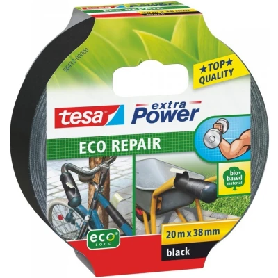 Afbeelding van tesa ECO REPAIR 56432 00000 00 Textieltape extra Power Zwart (l x b) 20 m 38 mm 1 stuk(s)