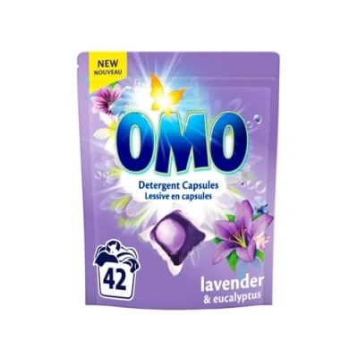 Afbeelding van Omo Wascapsules Lavendel 42st