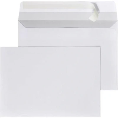 Afbeelding van DULA C5 Enveloppen A5 formaat wit 229 x 162 mm 50 stuks Zelfklevend met plakstrip 80 Gram