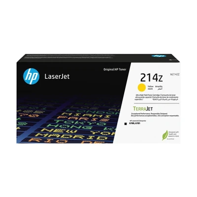 Image de HP 214Z Ultra High Yield jaune original LaserJet cartouche de toner (W2142Z) pour Color 6701dn; Enterprise 6700dn