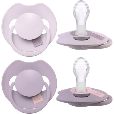 Afbeelding van Difrax LOVI Dynamische Fopspeen 18+ Maanden Lichtroze &amp; Paars 2 Stuks