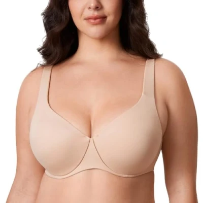 Afbeelding van AISILIN Minimizer BH oversized beugel ongevoerd dames, Beige