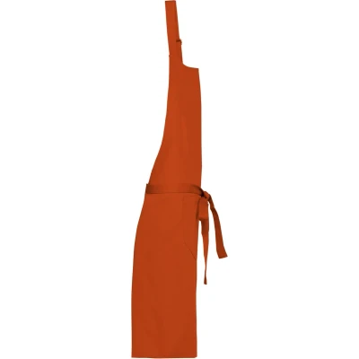 Afbeelding van Schort/Tuniek/Werkblouse Unisex One Size Kariban Burnt Orange 100% Katoen