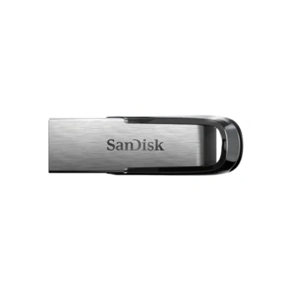 Image de SanDisk 128 Go Ultra Flair Flash Drive Clé USB, des vitesses allant jusqu&#039;à 150 Mo/s, USB 3.0, Protection par mot de passe, Un boîtier en métal élégant et resistant, Argent/Noir