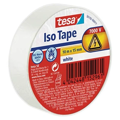 Afbeelding van Tesa 56192 Iso Tape elektrische isolatietape 10 m x 15 mm, 00011 02