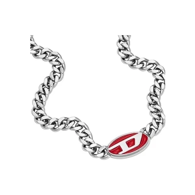 Afbeelding van Diesel Steel Stainless Necklace Ketting goldcoloured, Heren, Maat: One Size, Gold coloured
