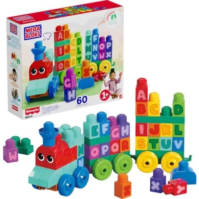 Image de Jeu de construction Mega Bloks Le train des lettres