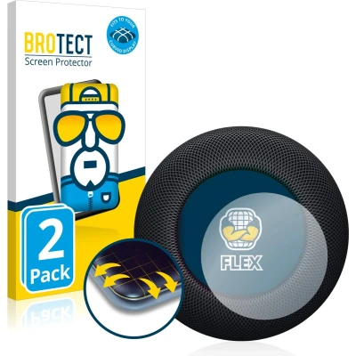 Afbeelding van BROTECT Screenprotector voor Apple HomePod 2 Folie Beschermfolie transparant volledig dekking (2 Stuks)