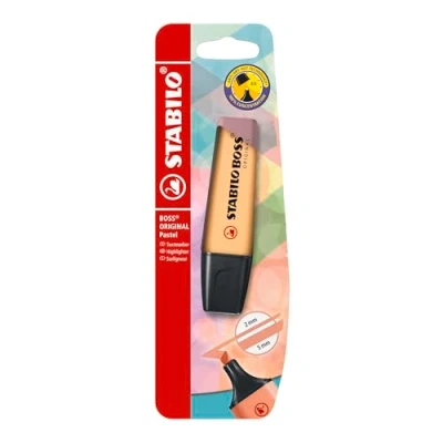 Image de STABILO Surligneur BOSS ORIGINAL Pastel blister x 1 sorbet abricot