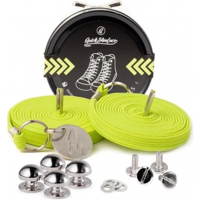 Afbeelding van Able2 Quickshoelaces neon geel