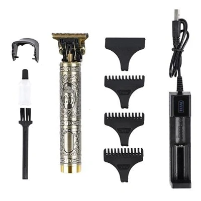 Afbeelding van We Houseware Luxe Tondeuse Professionele Trimmer Boeddha Scheerapparaat Draadloos Inclusief 3 Opzetkammen