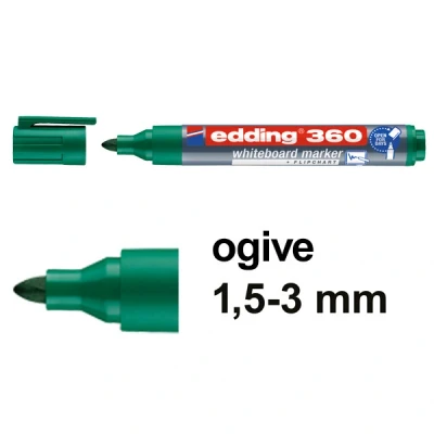 Image de Edding 360 marqueur pour tableau blanc (1,5 3 mm) vert