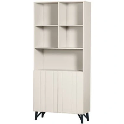Afbeelding van Miller 2 deurs opbergkast grenen dust 90 cm