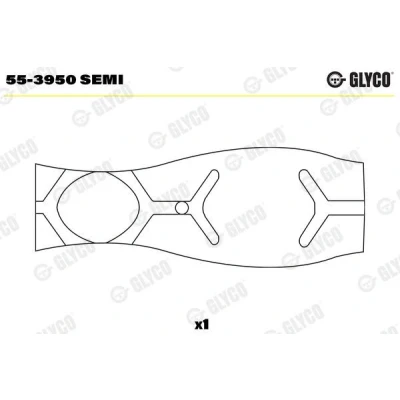 Afbeelding van GLYCO 55 3950 SEMI Penbus