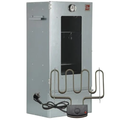 Afbeelding van ITA Elektrische rookoven 7002 81 x 29 40 cm van roestvrij staal, premium rookkast met thermometer, corrosiebestendig, duurzaam, voor vlees, vis, kaas