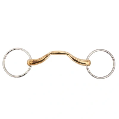 Image de BR Mors de Filet Caoutchouc Soft Contact 16mm Non Brisé 14,5cm