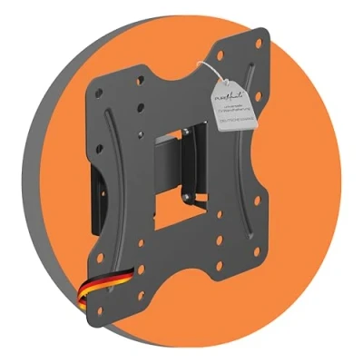 Afbeelding van PureMounts Universele muurbeugel draaibaar en kantelbaar voor gebogen flatscreens van 23 tot 42 inch 30 kg, VESA max. 200 x mm, zwart