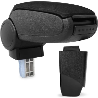 Afbeelding van [pro.tec]® Armsteun Peugeot 206 CC 1998 stof zwart