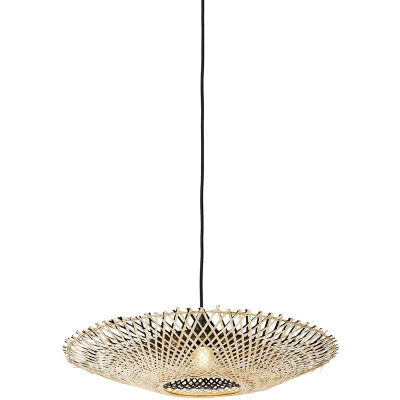 Afbeelding van QAZQA Oosterse hanglamp bamboe 50 cm Rina