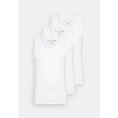 Afbeelding van Calvin Klein 3 Pack Lounge Tanktops Heren Wit Maat M