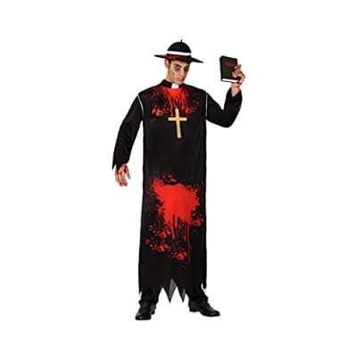 Afbeelding van &quot;Verkleedkostuum gelovige zombie voor heren Halloween kledij Verkleedkleding One size&quot;