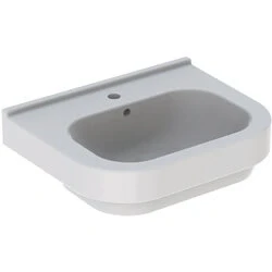 Afbeelding van Geberit 300 Basic wastafel wit KeraTect (60 x 47,5 cm) 1 kraangat, met