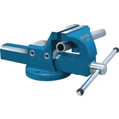 Afbeelding van KANCA Fortissimo Fix Parallelbankschroef 115mm Bekbreedte 140mm Klembreedte Gepolijst
