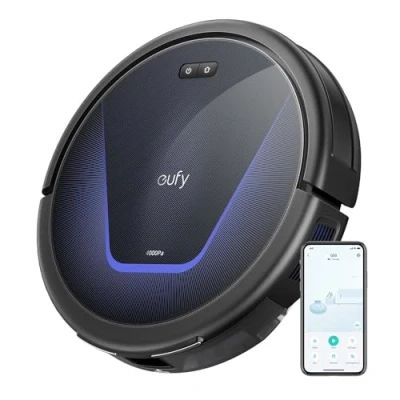 Afbeelding van eufy G50 Robotstofzuiger, met 4.000 Pa Krachtige Zuigkracht, Dynamische Navigatie en Pro ontwarrende kam, Rolborstel voor Haarreiniging, Perfect Huisdierhaar Tapijt