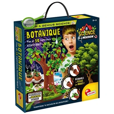 Image de LISCIANI I&#039;m A Genius Science La Maison Botanique Plus de 50 expériences scientifiques sur les arbres et plantes Kit Jardinage pour enfants Fabriqué en Italie Jeu éducatif 8,10,12 ans