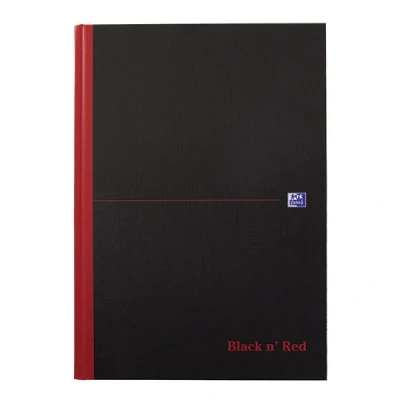 Image de Oxford black n red 400047606 cahier a4 192 pages noir