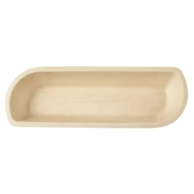 Afbeelding van Sustainable Snack trays made of sugar cane A16 Sugarcane 12 x 7.1 3.3cm &quot;Folia&quot;