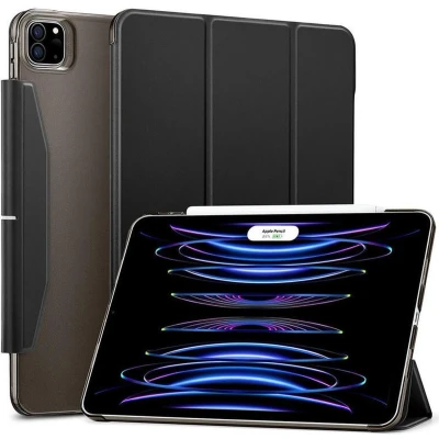 Afbeelding van ESR Ascend Trifold Book Case Geschikt voor Apple iPad Pro 11 (2024) Verstelbare met Sleep/Wake Functie Hoes Penhouder Zwart