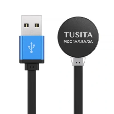 Afbeelding van TUSITA MCC3 Magnetische oplader, compatibel met Olight, zwart, 50 cm