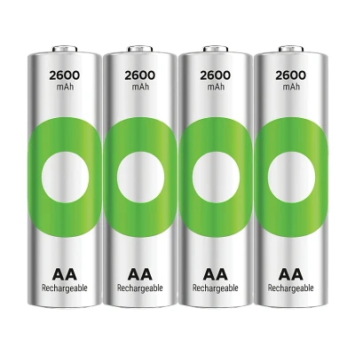 Image de GP Batteries Pile Aa Recyko 2600mah 1.2v 4 Pièces (gprck260aa574c4)