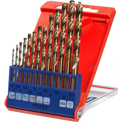 Afbeelding van kwb 427140 HSS Metaal spiraalboorset 13 delig M2 DIN 338 Cilinderschacht 1 stuk(s)