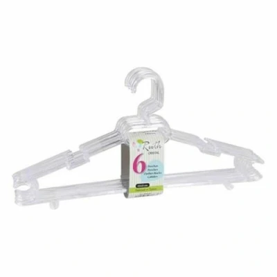 Afbeelding van Kledinghangers Ruth Dem Kristal 6 Onderdelen 43 x 22 4,5 cm (12 Stuks)