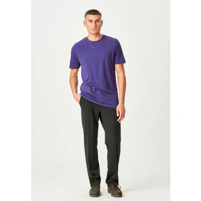 Afbeelding van Organic Basic T shirt Heren Biologisch Basis Paars