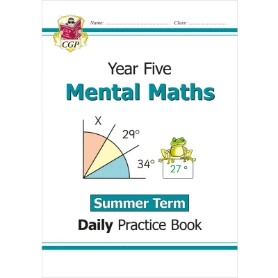 Afbeelding van CGP Year 5 Daily Workbooks KS2 Mental Maths Practice Book: Summer Term