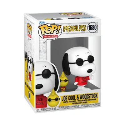 Afbeelding van Funko Pop! &amp; Buddy : Peanuts Joe Cool With Wdstk Classic Figurine en vinyle de collection Idée cadeau Produit officiel Jouets pour enfants et adultes Cartoons Fans