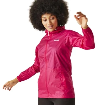 Afbeelding van De Pack It Jacket III compacte, waterdichte wandeljas van Regatta dames roze
