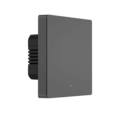 Afbeelding van SONOFF Draadloze schakelaar, 86 soorten wifi wandschakelaar, 1 versnelling, intelligente compatibel met Alexa en Google Home, (neutrale draad vereist), fysieke sleutels