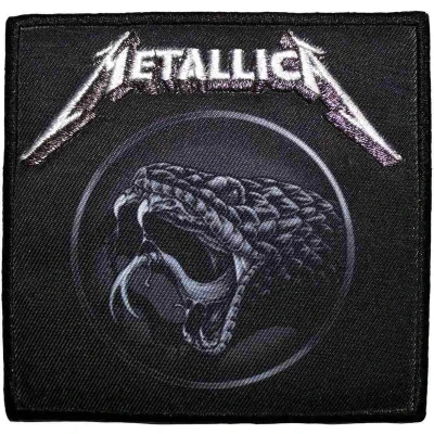 Afbeelding van Metallica Black Album Poster Patch Zwart