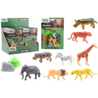 Afbeelding van Johntoy 12x Wilde dieren speelset 10 delig